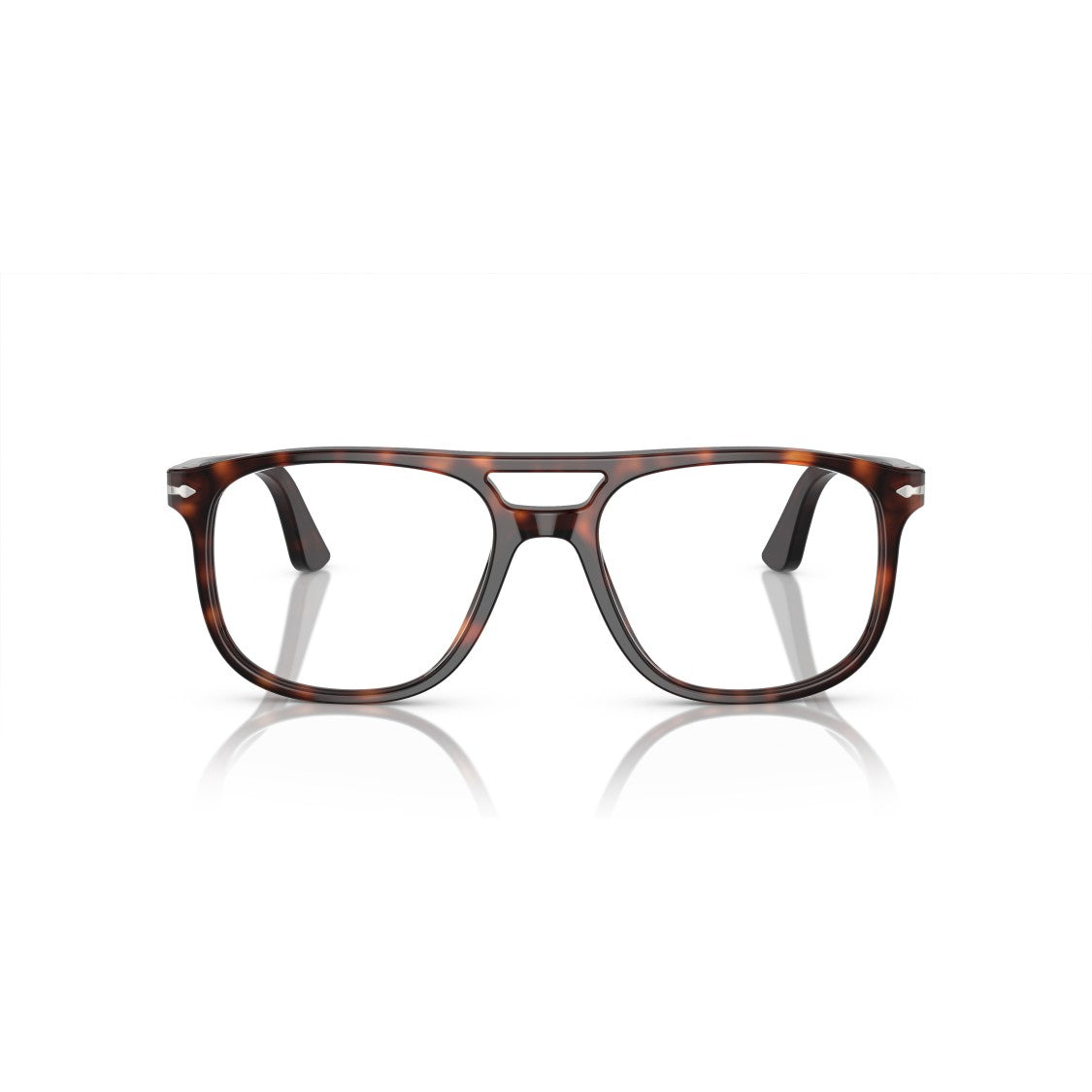 Persol 0Po3329v Rectangular Acetate Eyeglasses With Keyhole Bridge