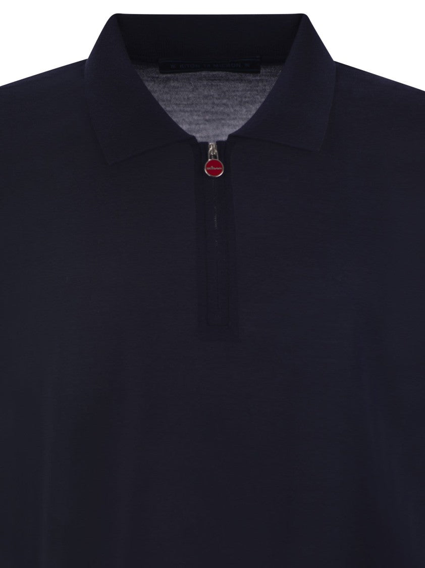 Kiton Wool Polo Shirt