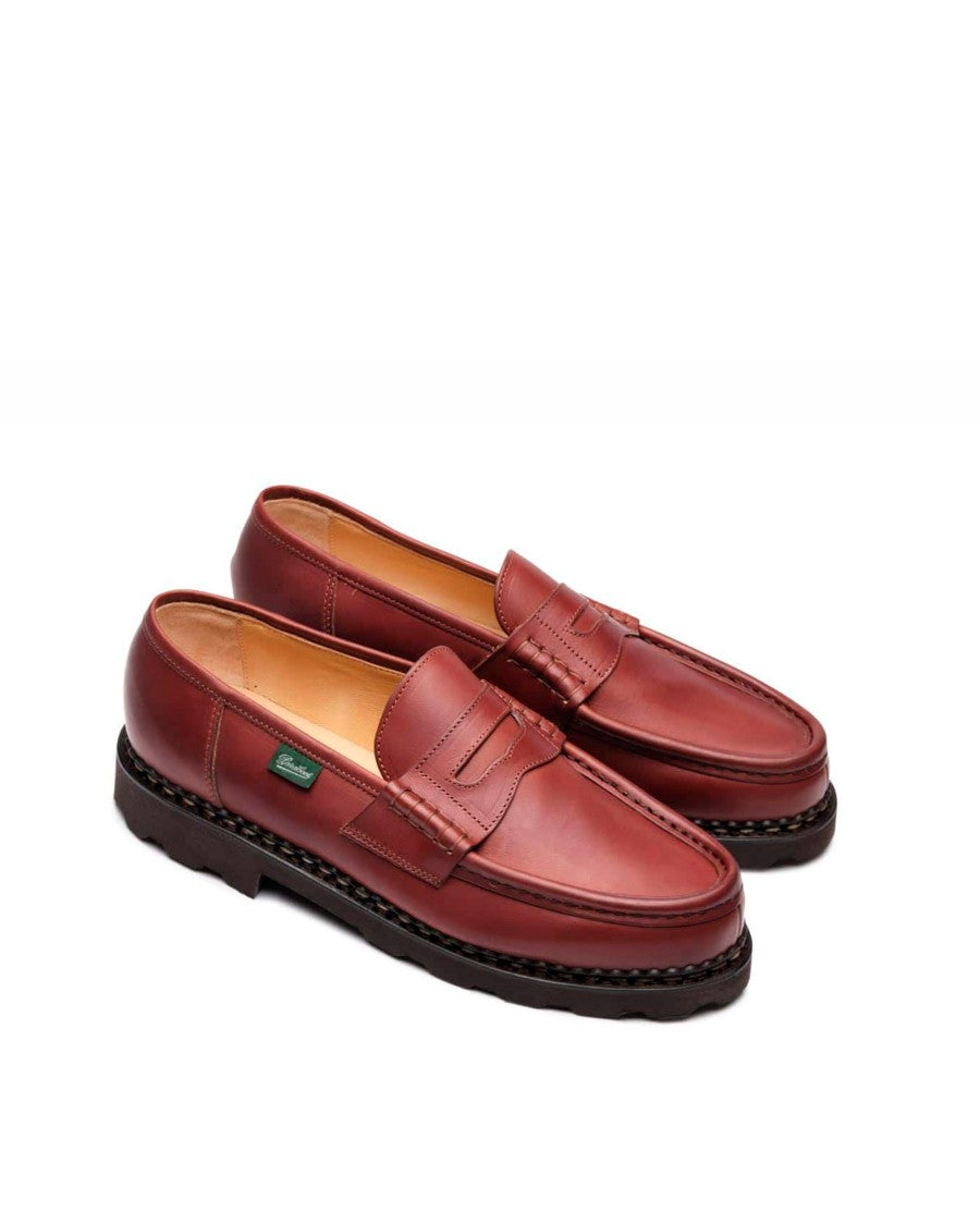 Paraboot Brown Handcrafted Moccasins With Norwegian Construction