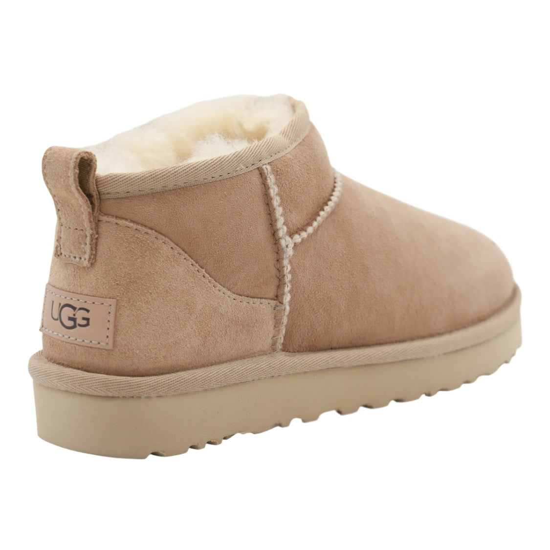 Ugg Suede Ankle Boots With Plush Shearling Lining