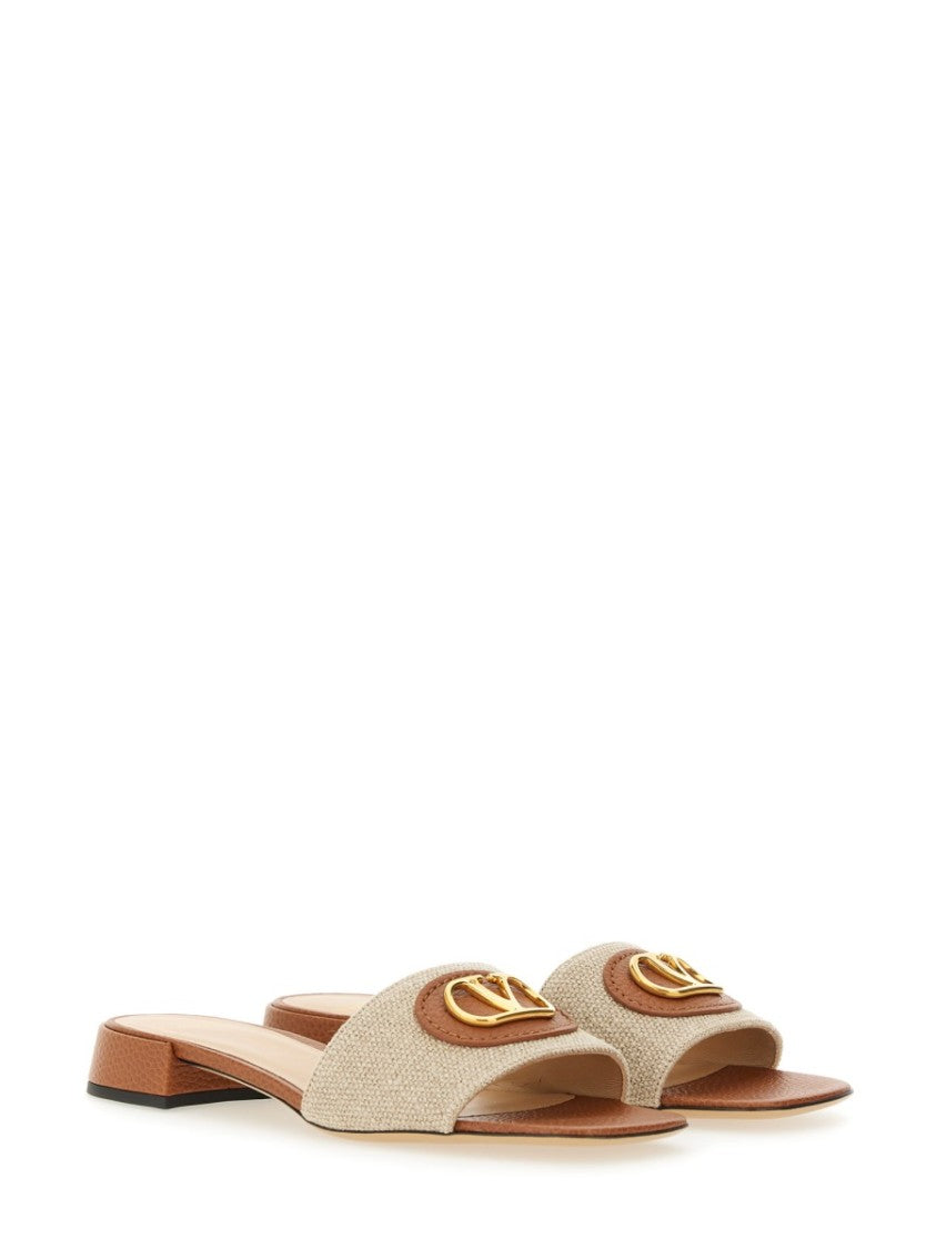 Valentino Garavani "Vlogo Signature" Slide Sandal