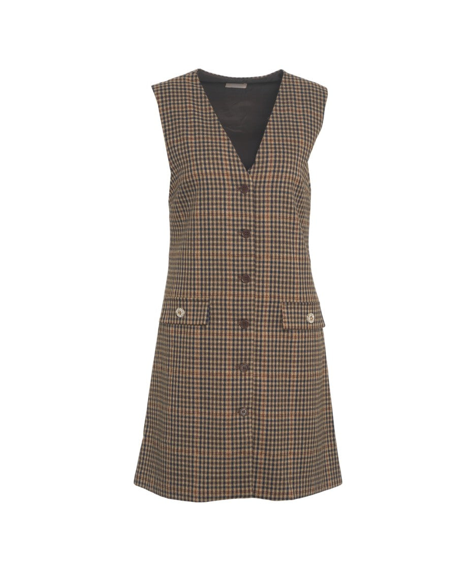 Liu Jo Checked Midi Dress