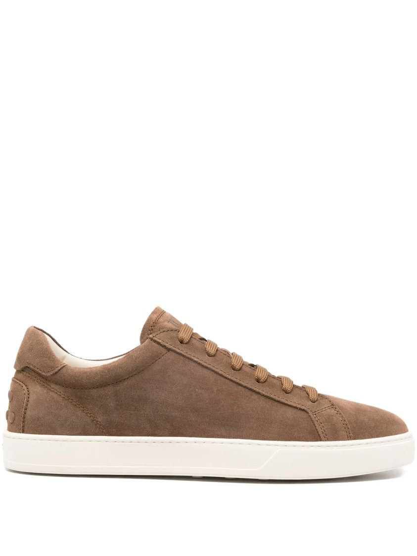 Tod's Brown Sneakers Suede Low-Top Sneakers
