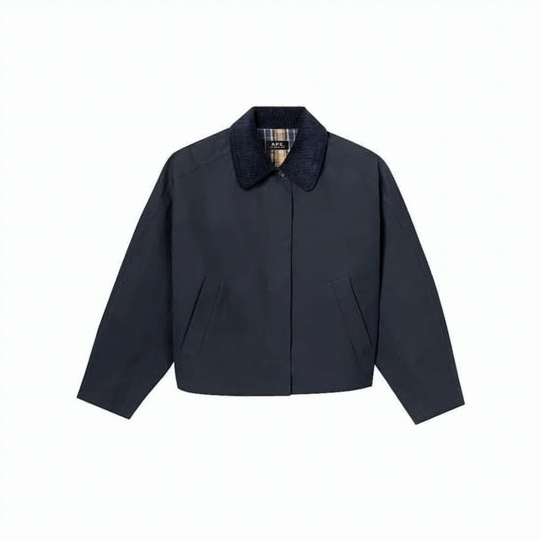 A.P.C. Black Jacket With Concealed Front Closure