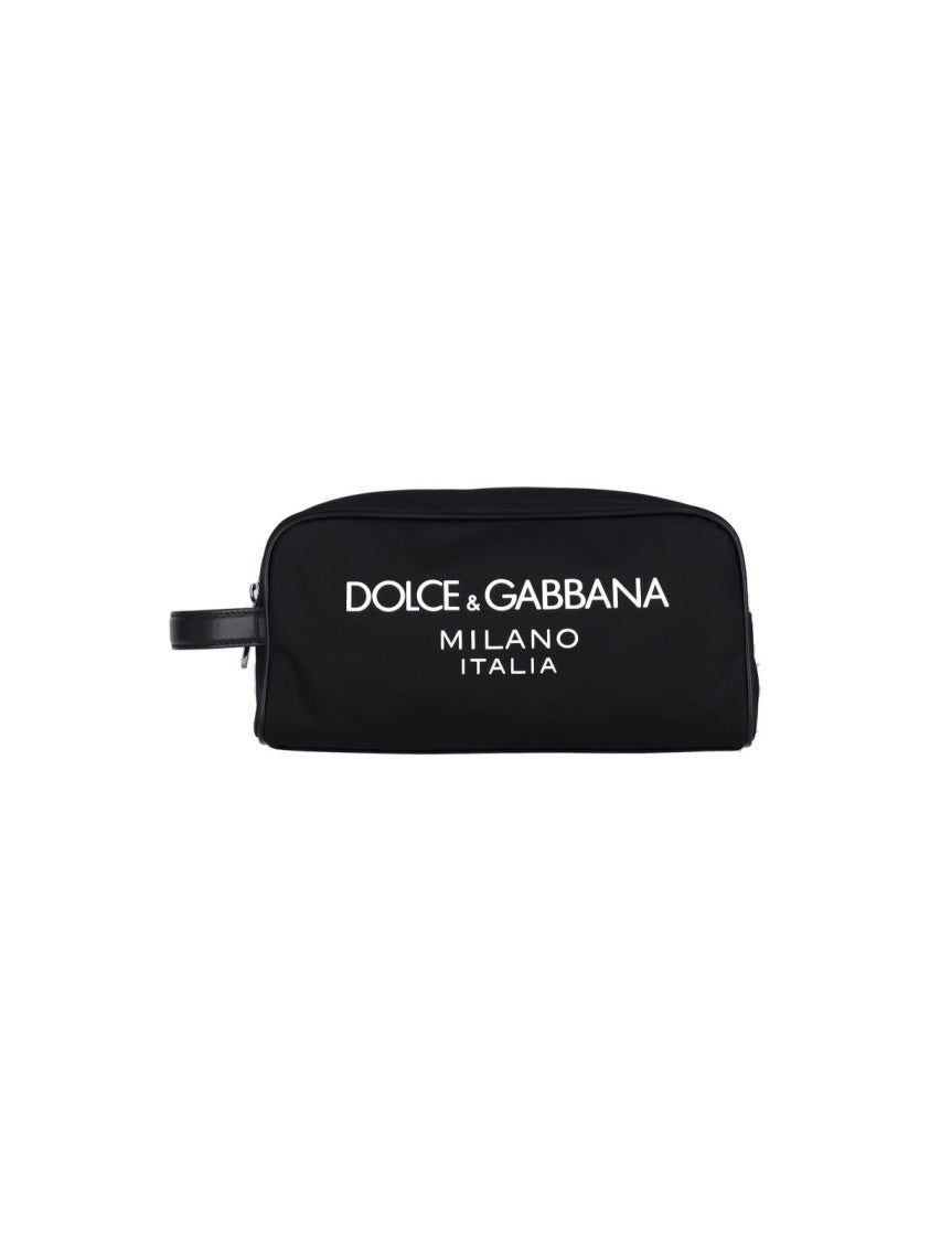 Dolce & Gabbana Logo Pouch – Black