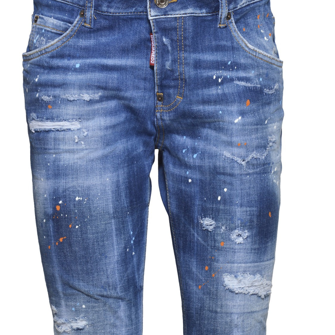 Dsquared2 Cool Girl Jean Blue Denim Patent Effect