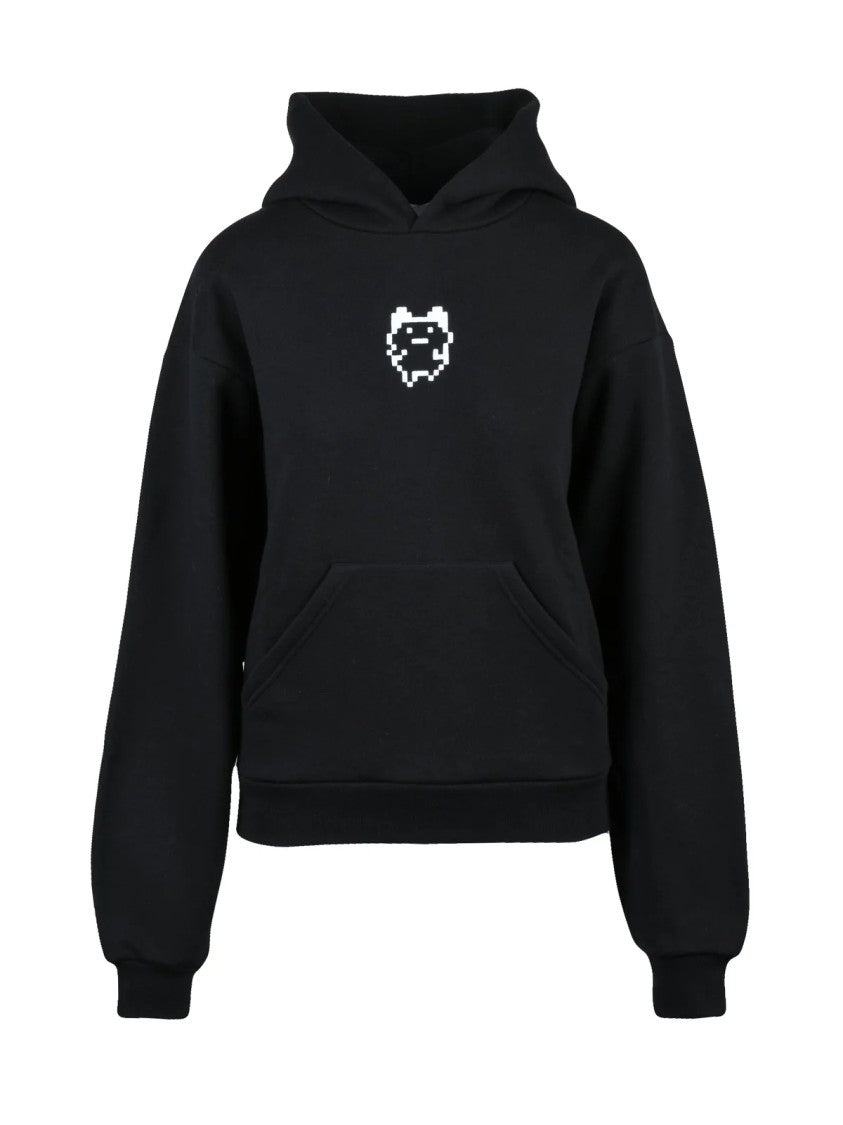 Coperni Black Hooded Organic Cotton-Blend Hoodie