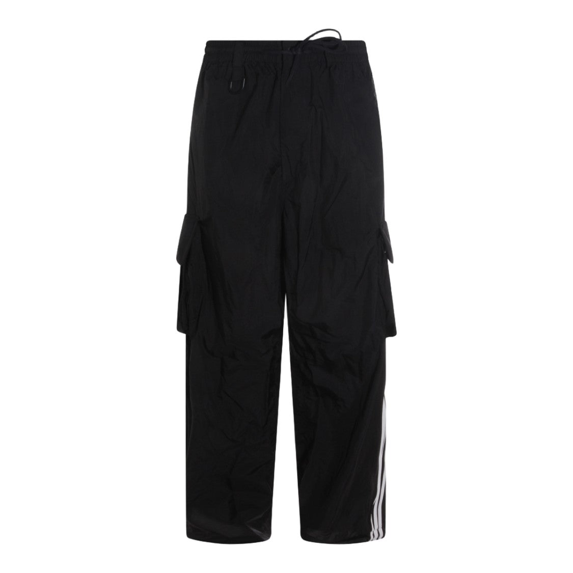 Y-3 Relaxed Fit Black Cargo Trousers