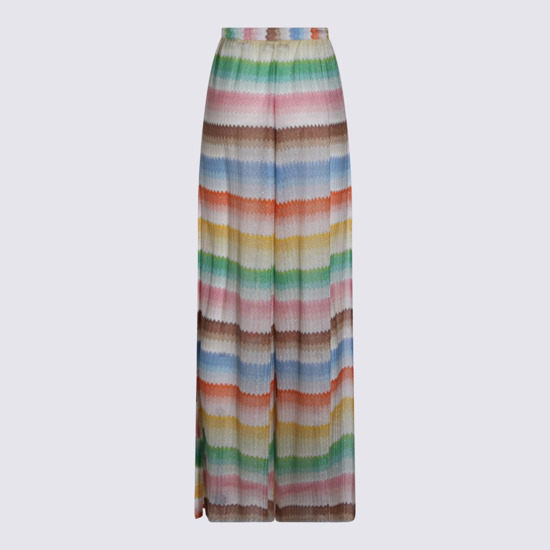 Missoni Wide-Leg Trousers With Zigzag Pattern