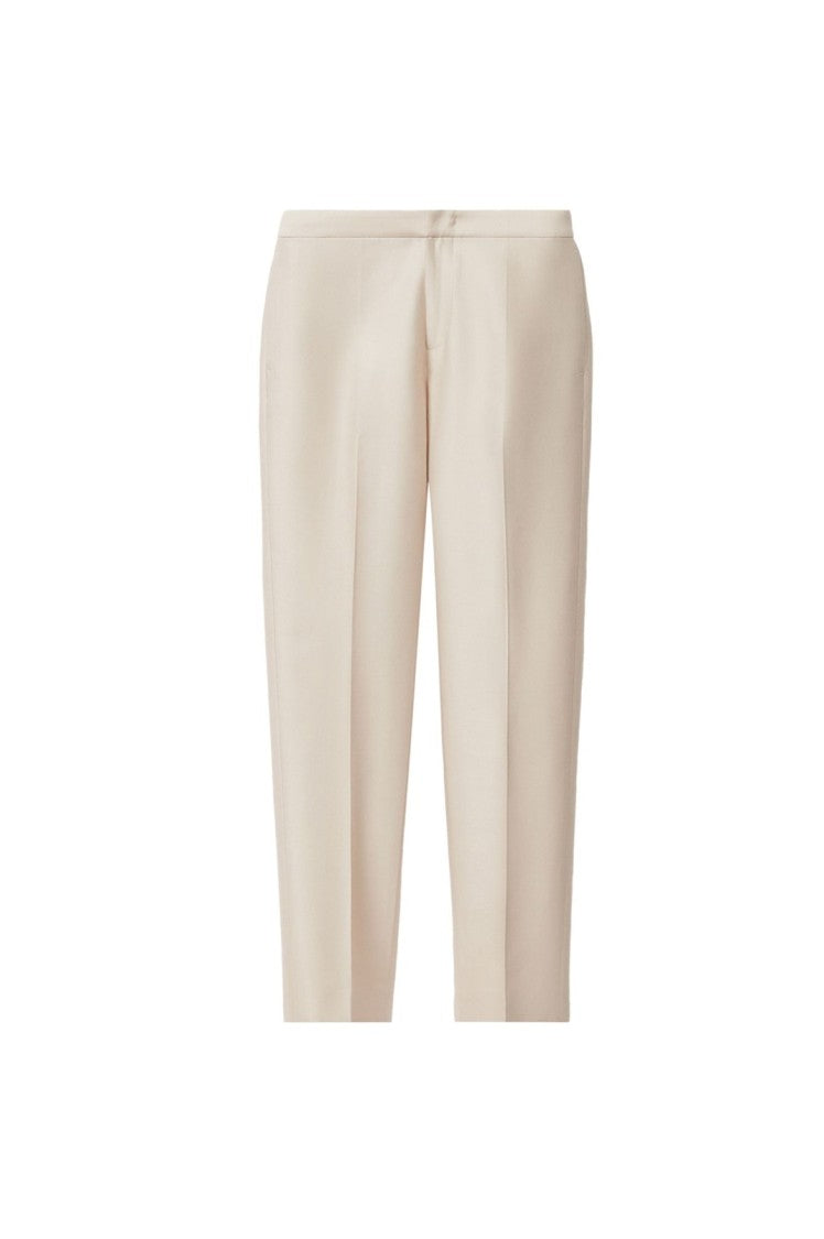 Fabiana Filippi Tailored Straight-Leg Pants With Subtle Pleats