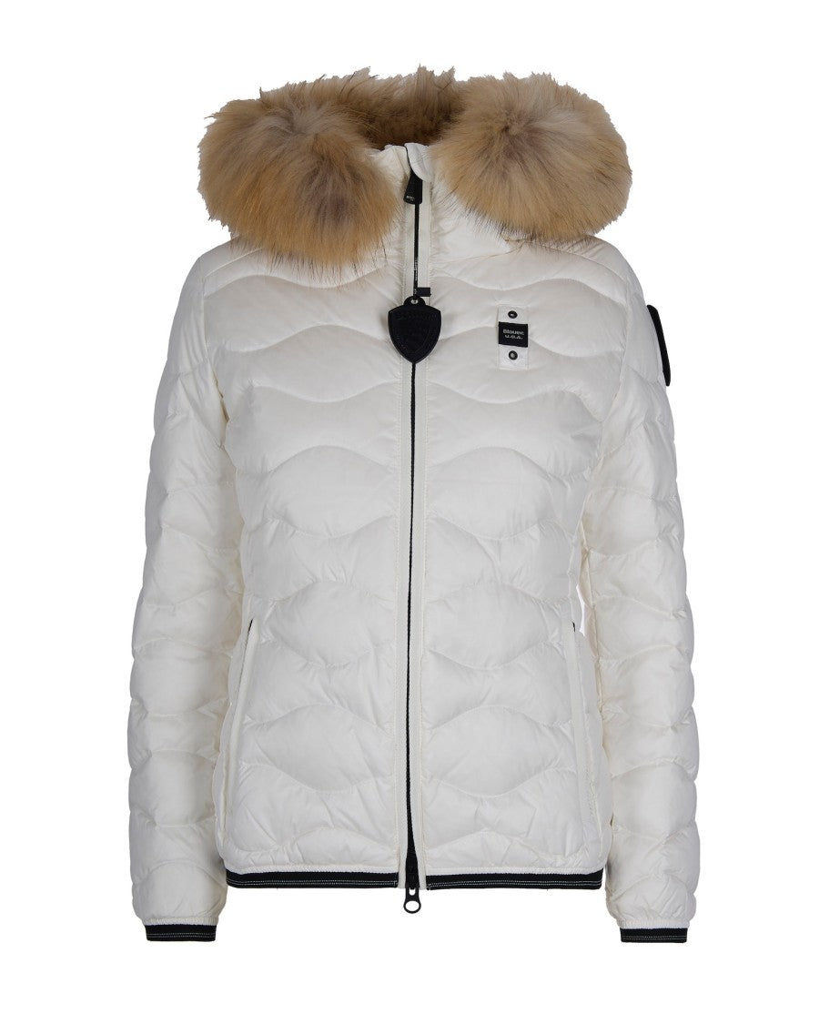 Blauer Optic White Aldie Quilted Water-Repellent Down Jacket