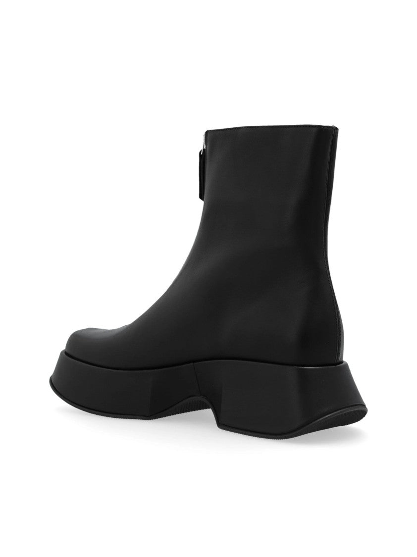 Vic Matié Ankle Boots With High Wedge Sole