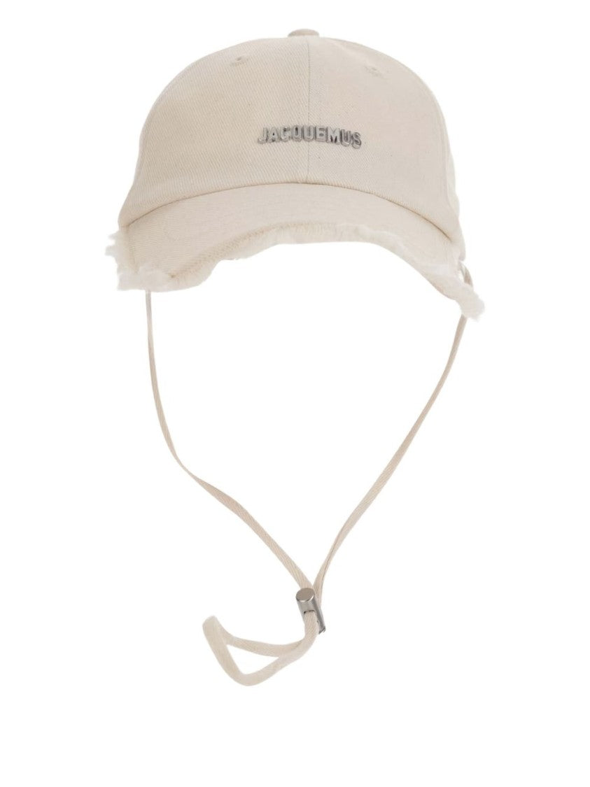 Jacquemus Beige Cotton Cap