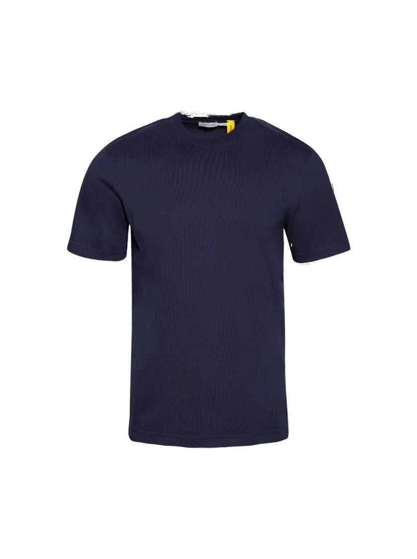 Moncler Short Sleeve Tee In Medium Blue