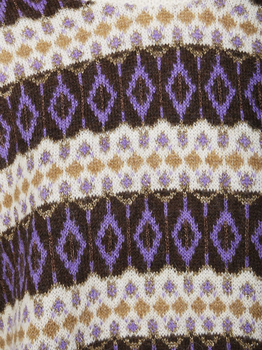 Liu Jo Cropped Turtleneck Sweater