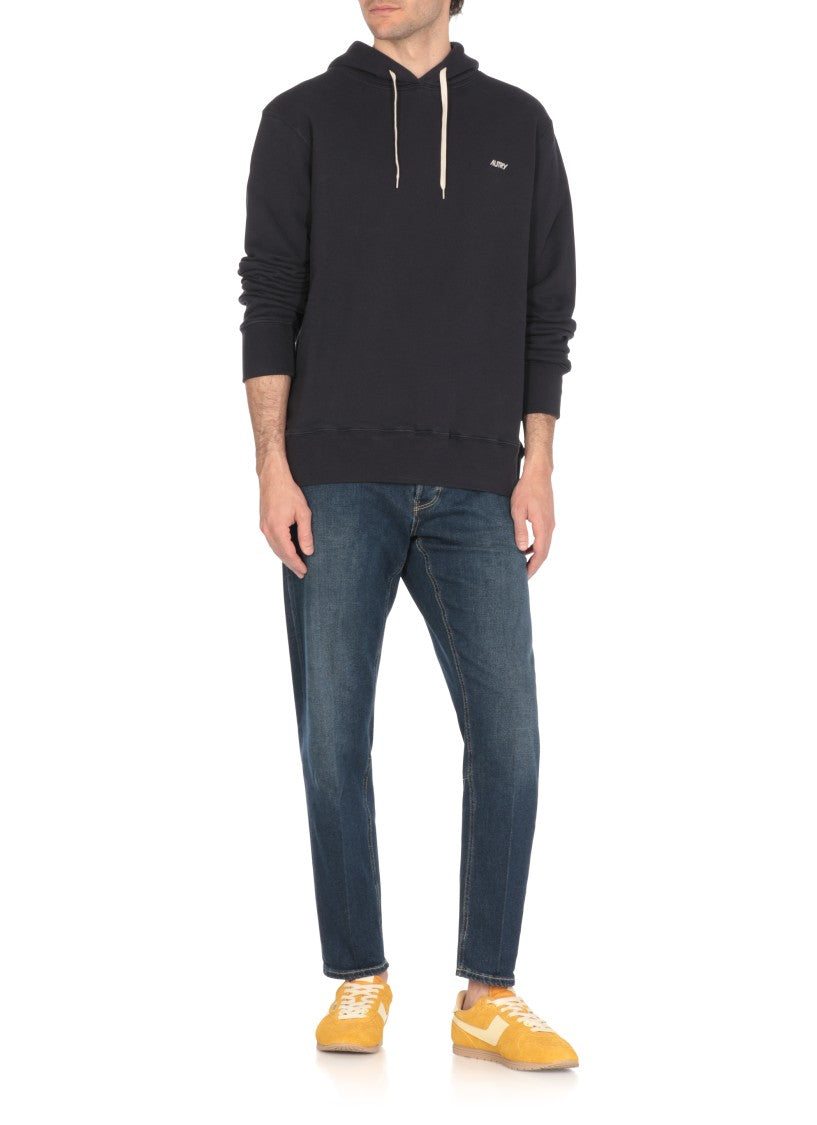 Autry Classic Blue Cotton Hoodie