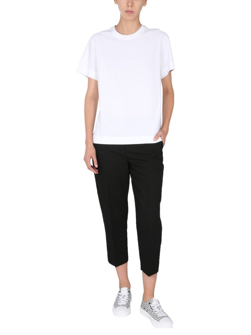 Givenchy Crew Neck T-Shirt With Logo Detailing