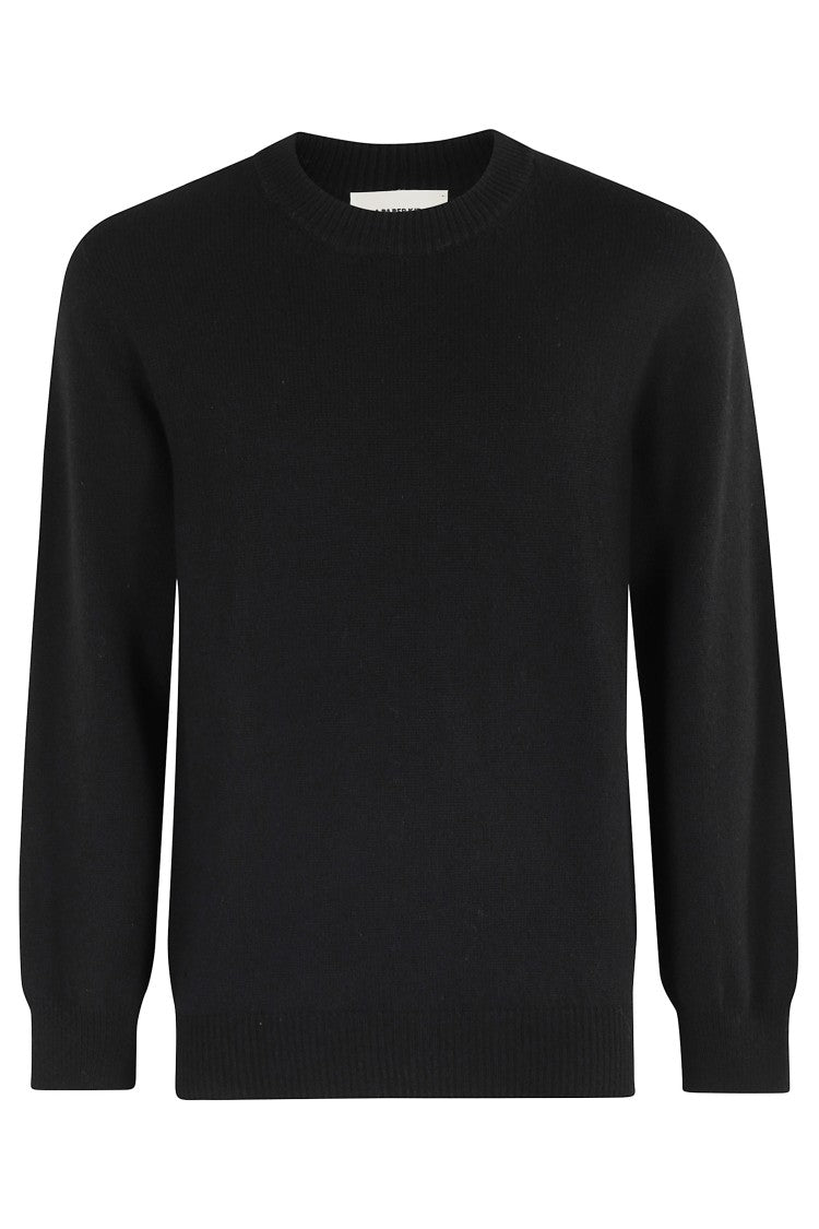 A Paper Kid Black Knitted Crew Neck Sweater