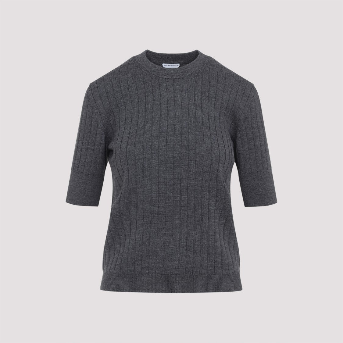 Bottega Veneta Ribbed Wool Sweater With Fitted Silhouette