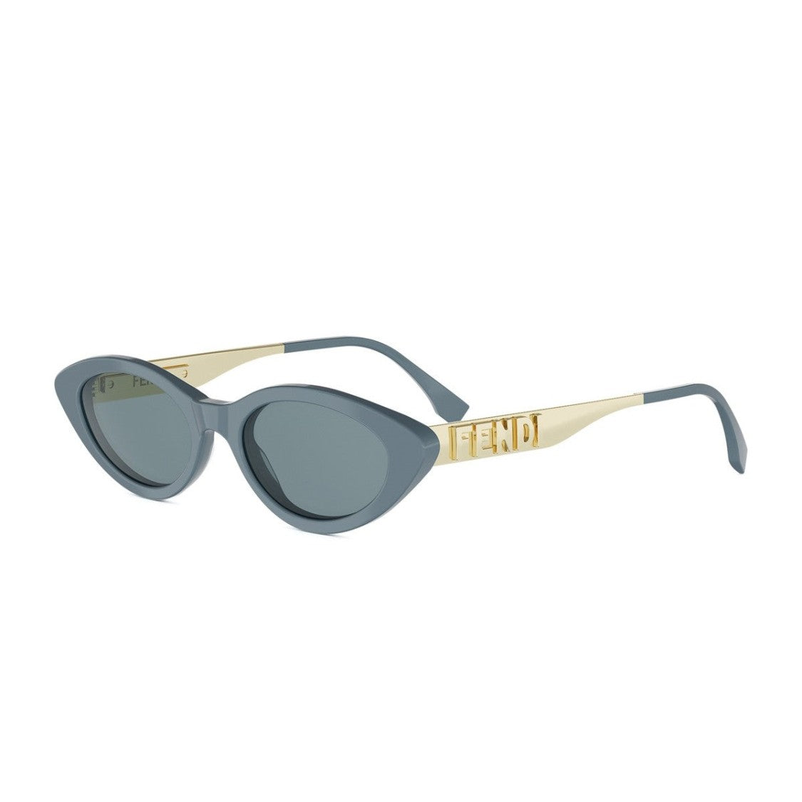 Fendi Grey Fendigraphy Acetate Cat-Eye Sunglasses