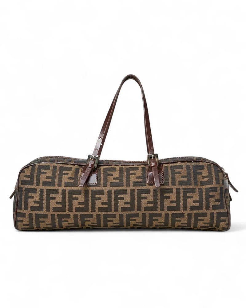 Fendi Brown Medium Ff Logomania Dachshund