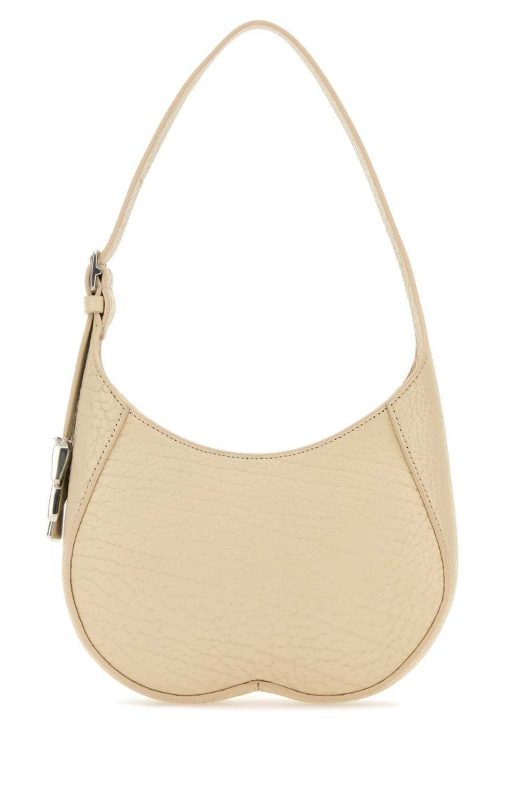 Burberry Sand Leather Small Chess Shoulder Bag