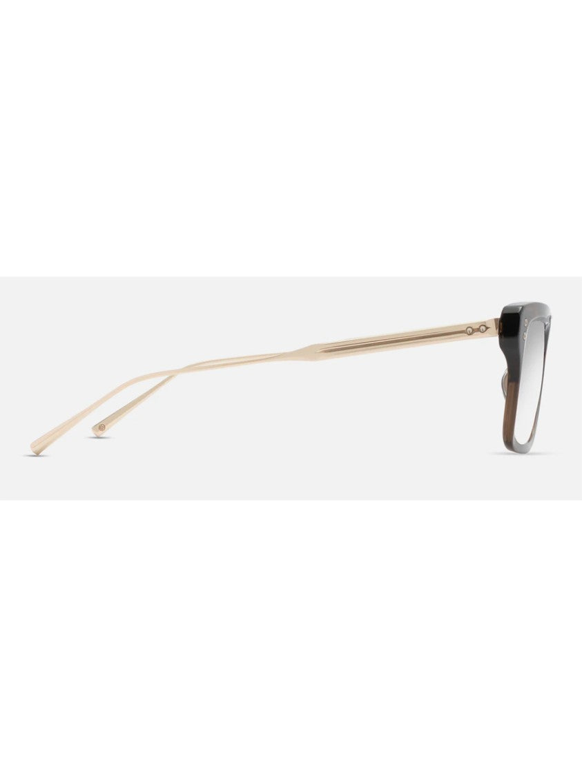 Dita Rectangular Tortoiseshell Optical Frames With Metal Temples