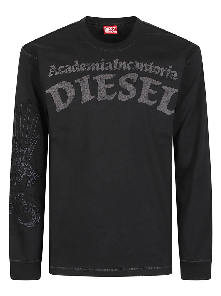 Diesel T-Norm Aa3 Graphic Long-Sleeve T-Shirt