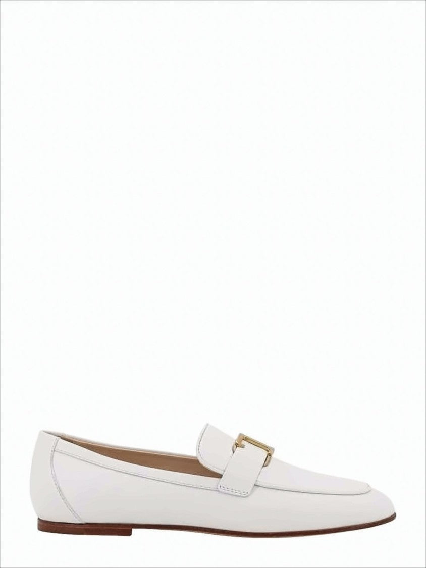 Tod's Leather Loafers With Pointed Toe