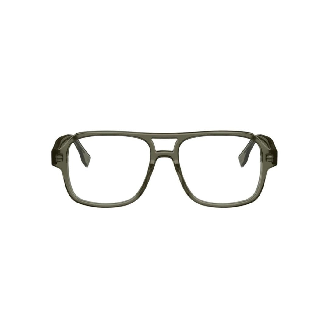 Fendi Fe50131i Translucent Plastic Square Frame Eyeglasses
