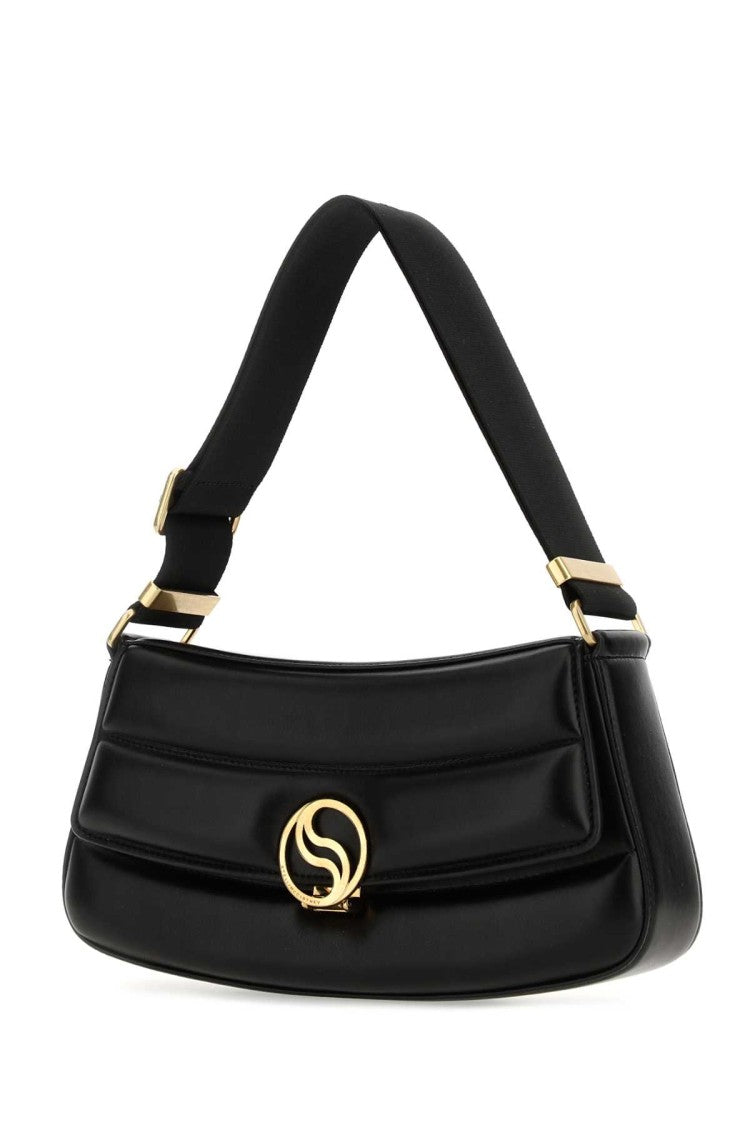 Stella Mccartney Black Alter Mat Shoulder Bag