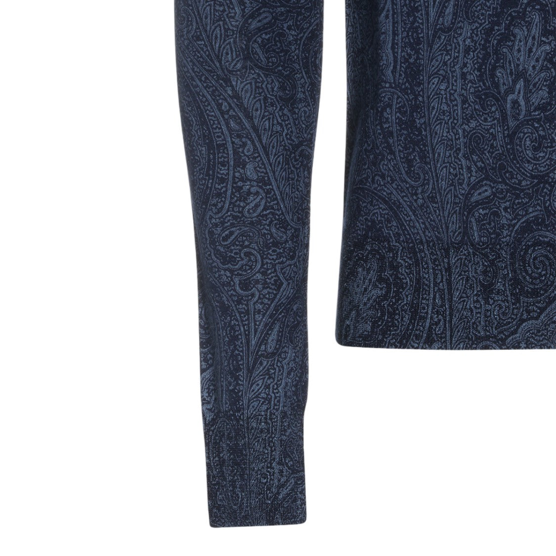 Etro Intricate Paisley Pattern Crew Neck Sweater