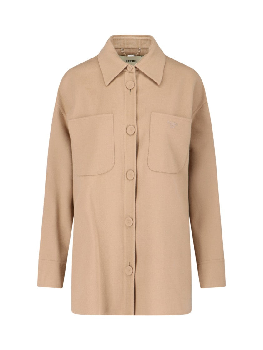 Fendi Shirt Jacket – Beige