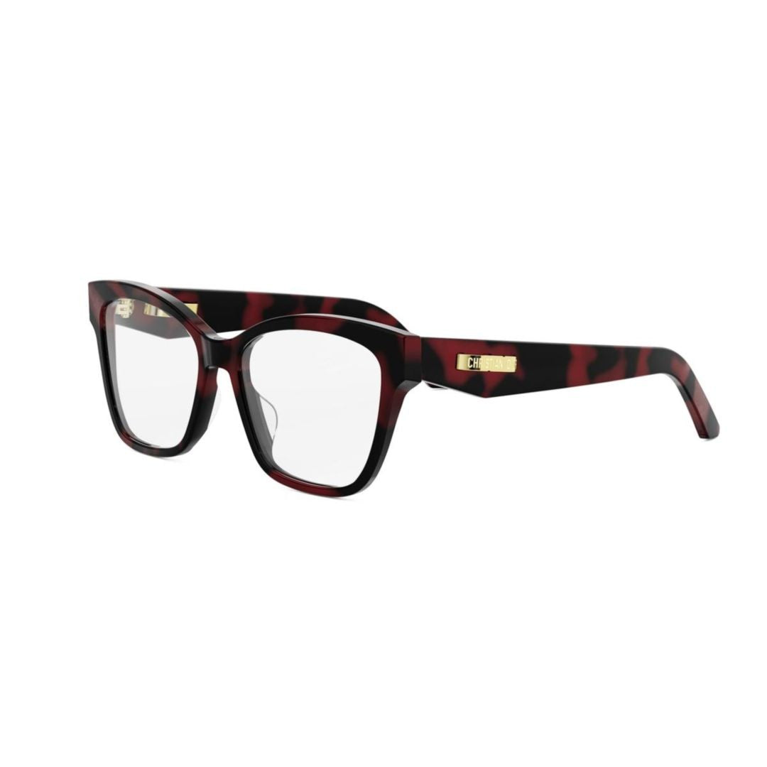 Dior Cd50130i Bold Tortoiseshell Square Eyeglasses