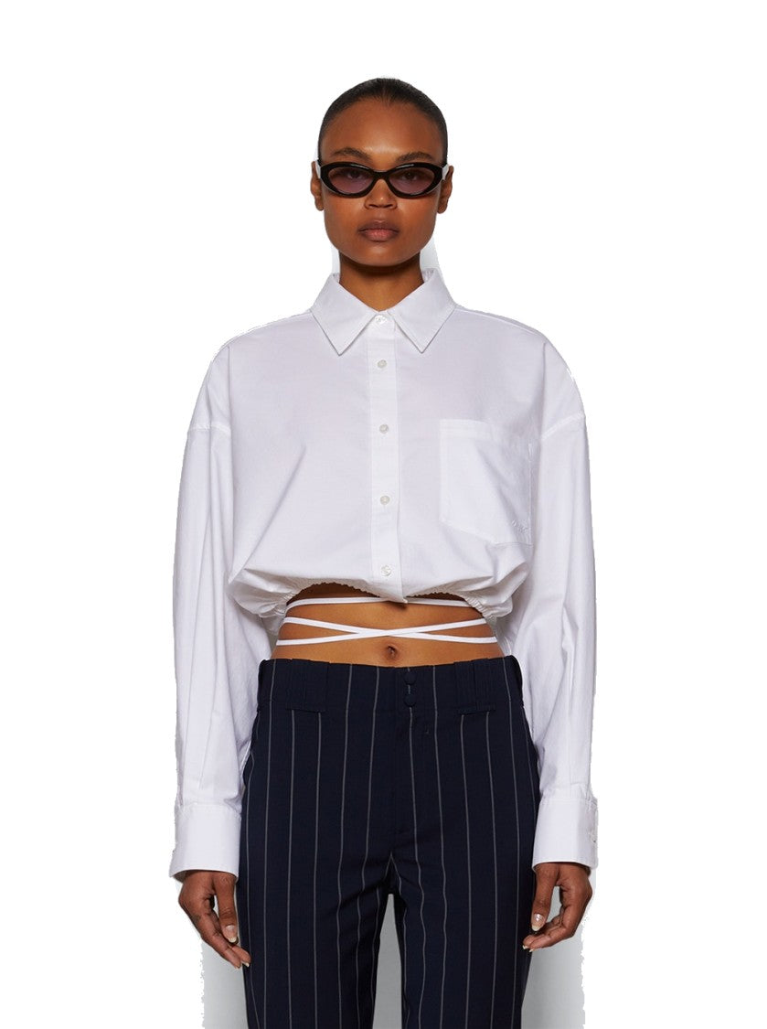 T By Alexander Wang Wrap Shirt - White
