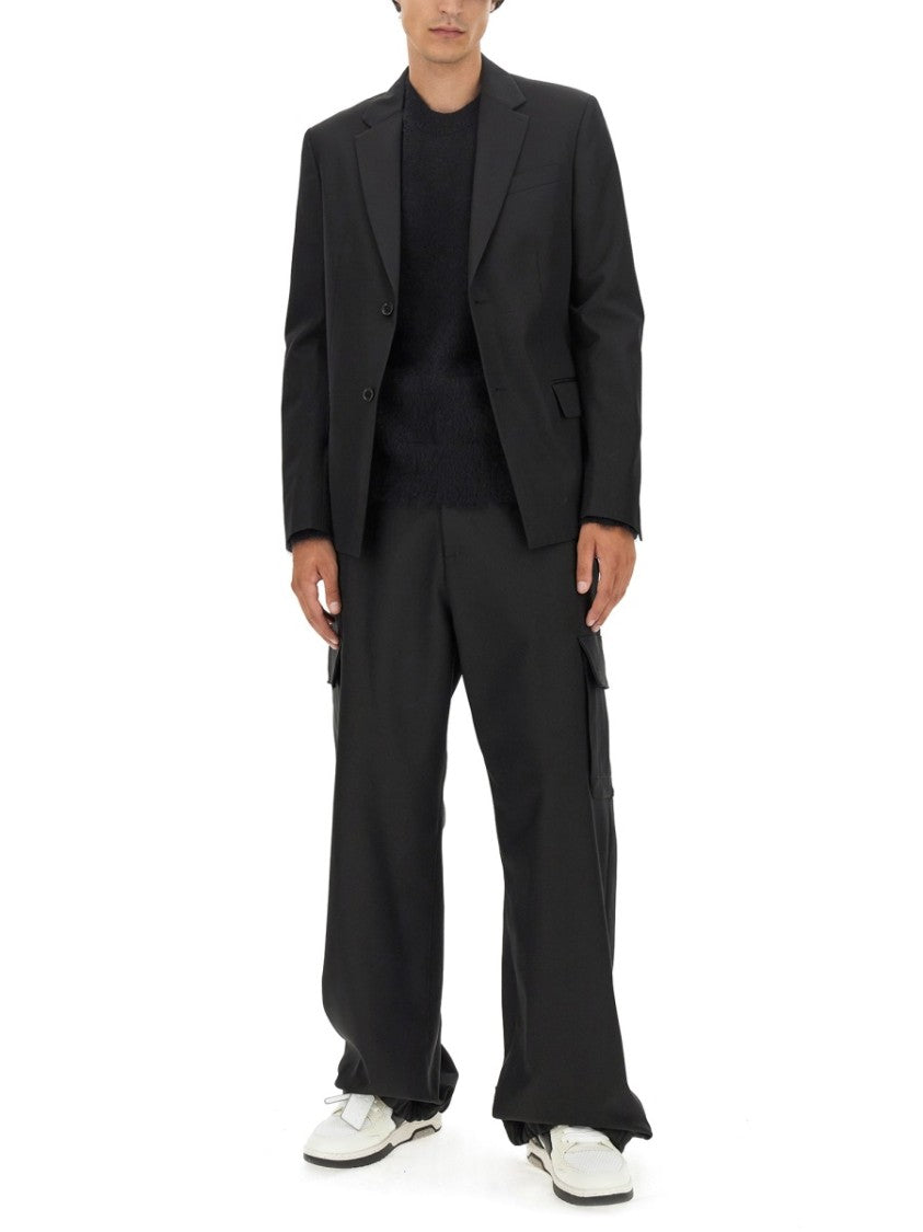 Off-White Single-Breasted Jacket