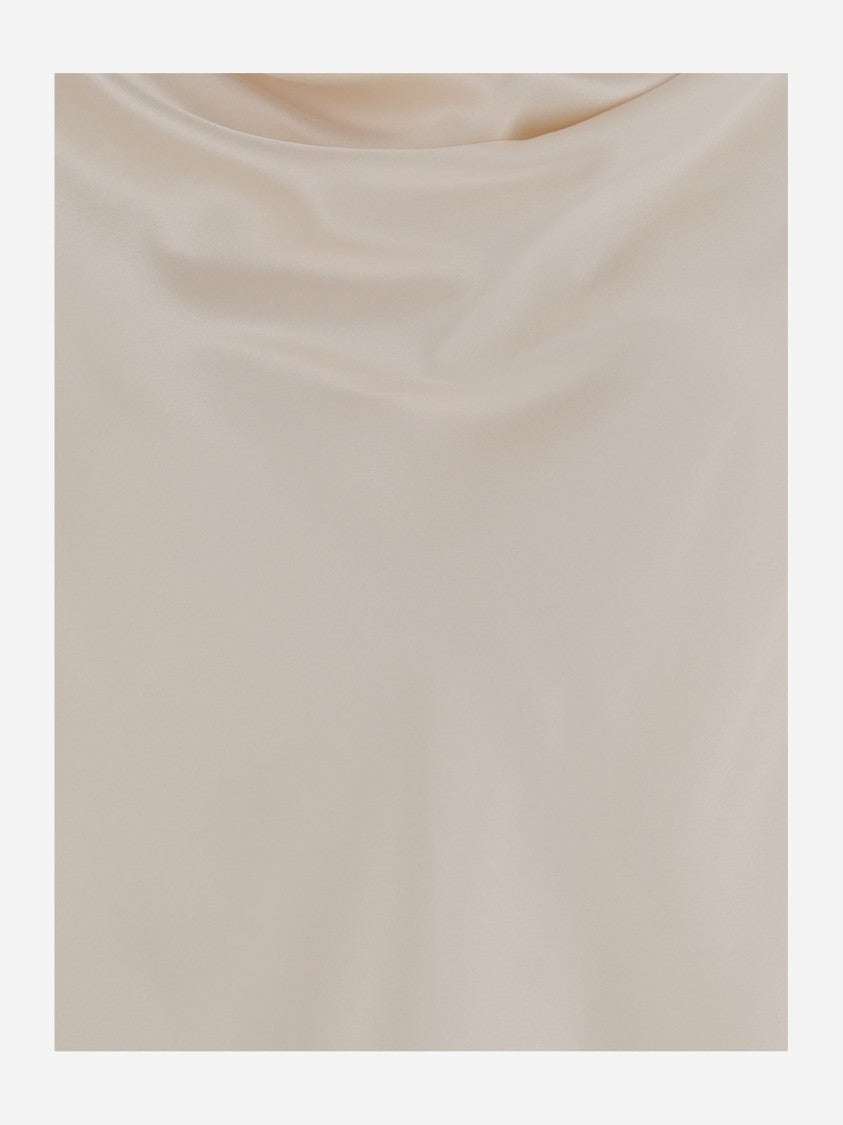 Sa Su Phi Silk And Viscose Draped Top