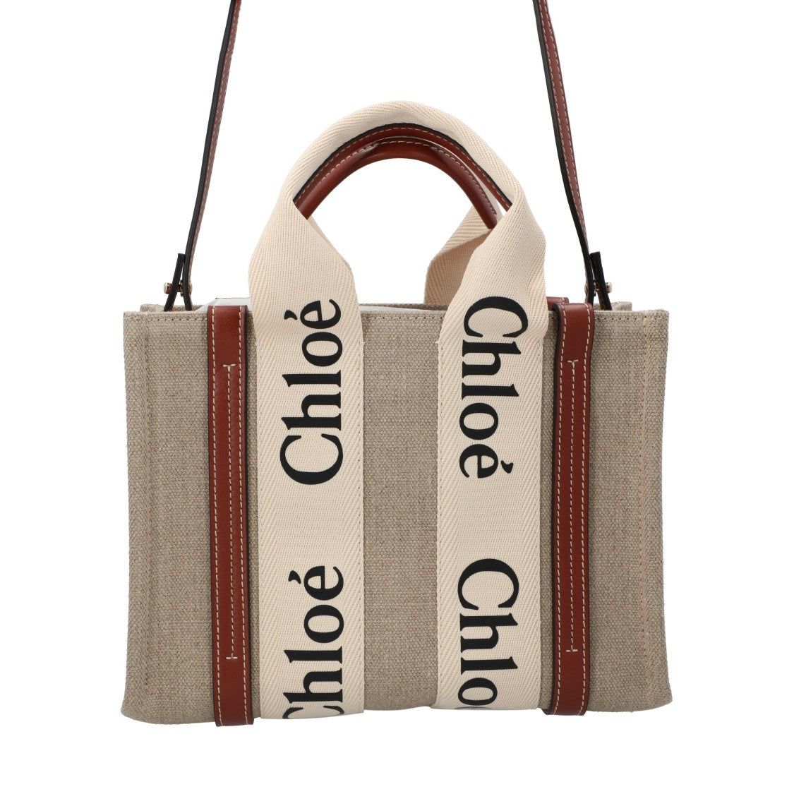 Chloé Small Woody Tote Bag Brown