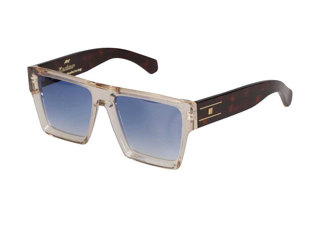 Kador Blue Strike 1-S Oversized Square Gradient Sunglasses