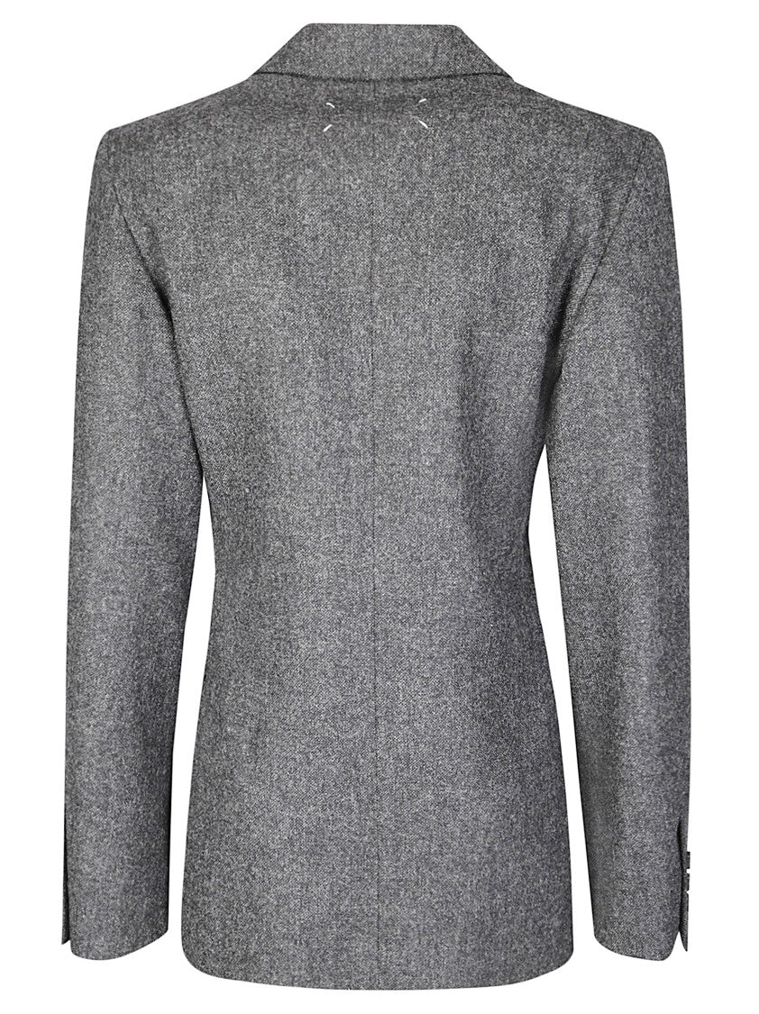Maison Margiela Tailored Wool Jacket With Clean Lines And Traditional Collar