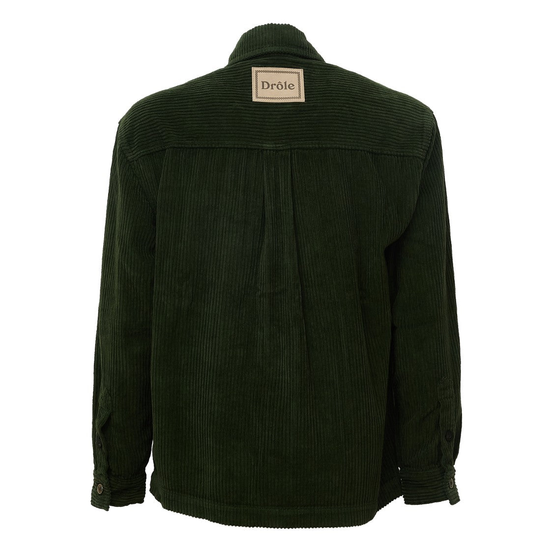 Drôle De Monsieur Ribbed Texture Corduroy Overshirt