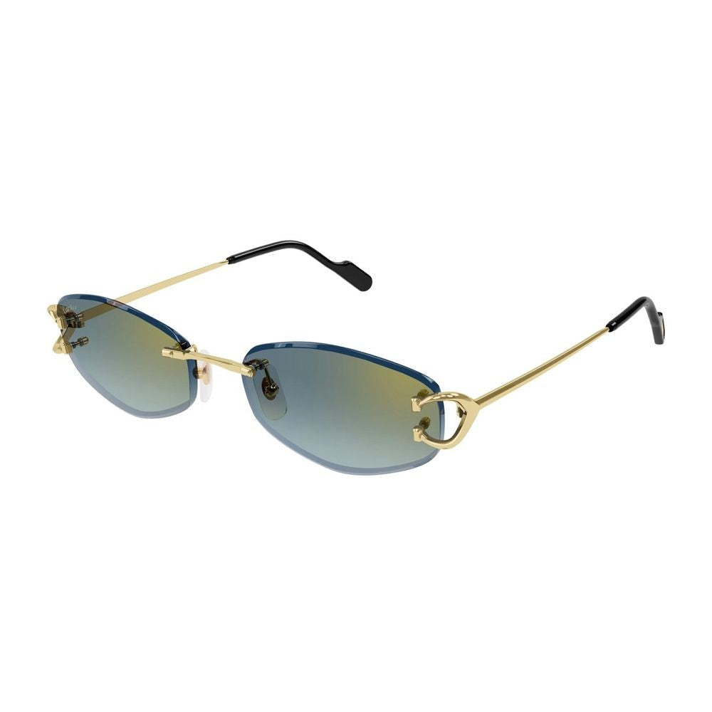 Cartier Ct0467s Décor C Classique De Rimless Hexagonal Sunglasses