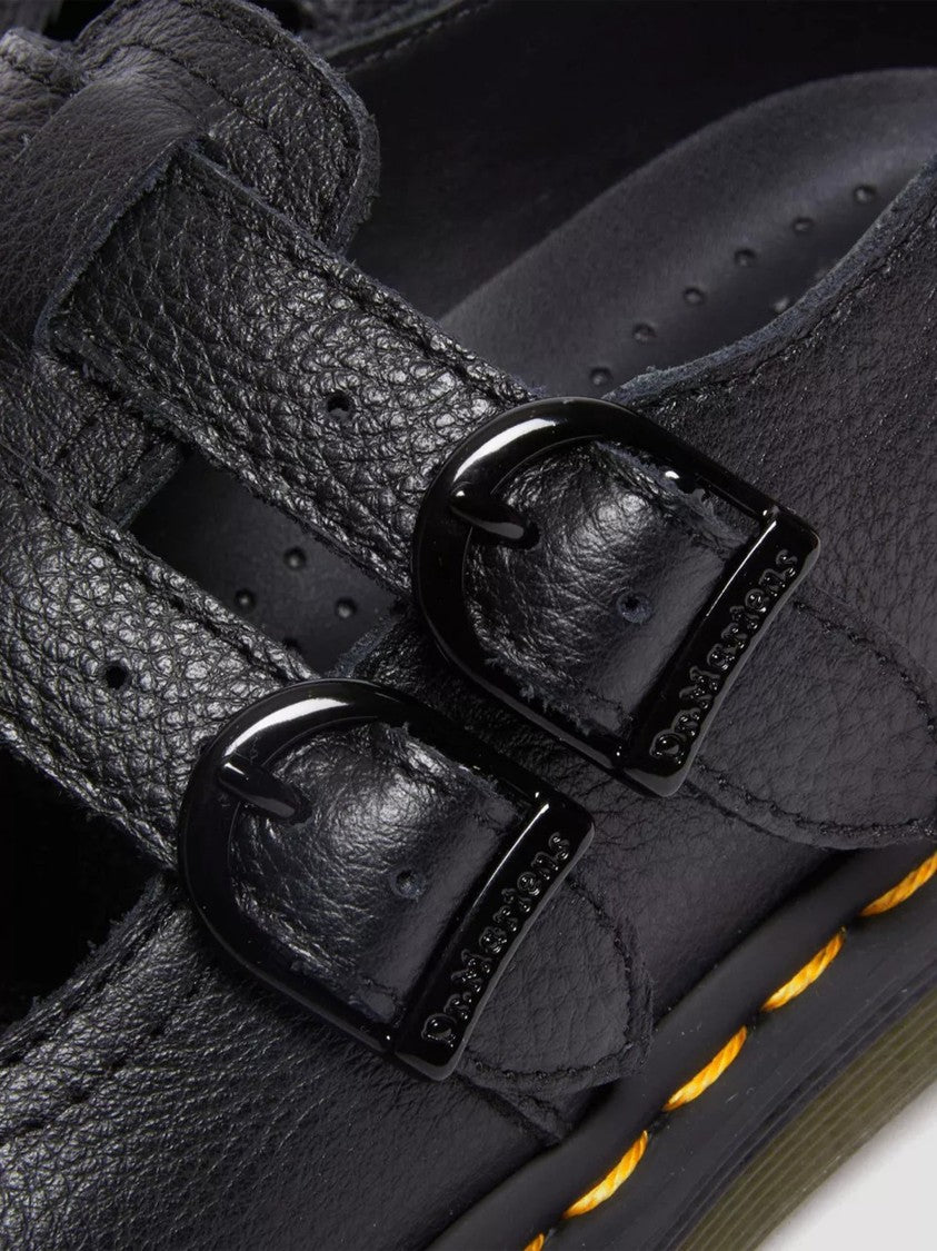 Dr. Martens 8065 Perforated Black Leather Mary Janes