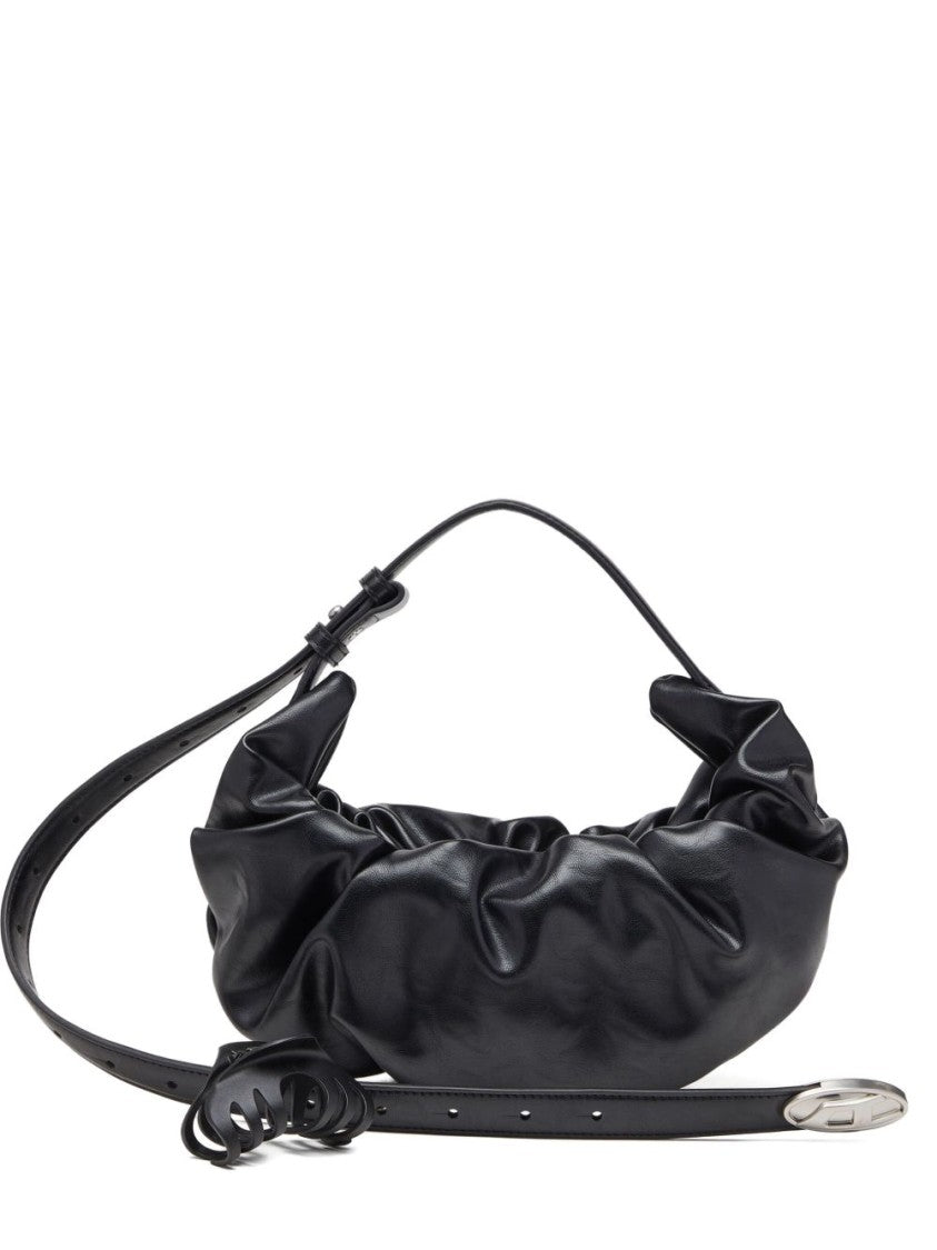 Diesel Ruched Shoulder Bag With Adjustable Strap
