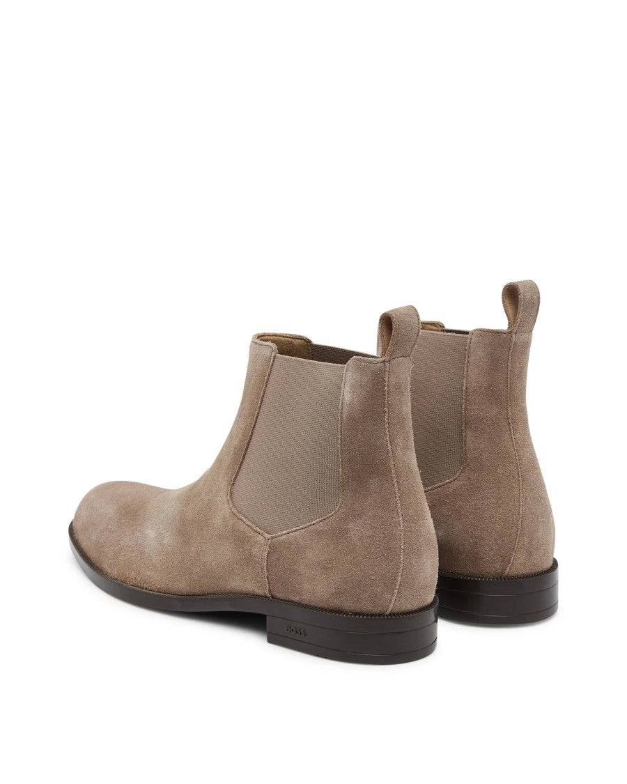 Boss Suede Leather Chelsea Boots