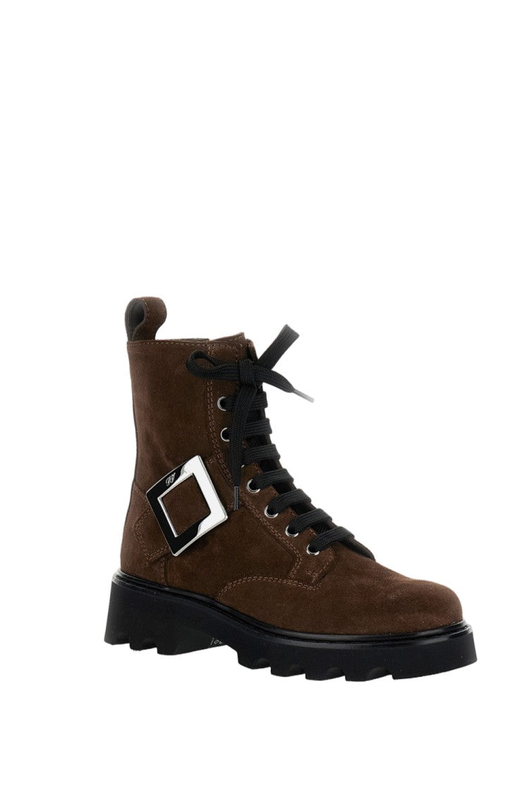 Roger Vivier Classic Brown Boots With Smooth Finish
