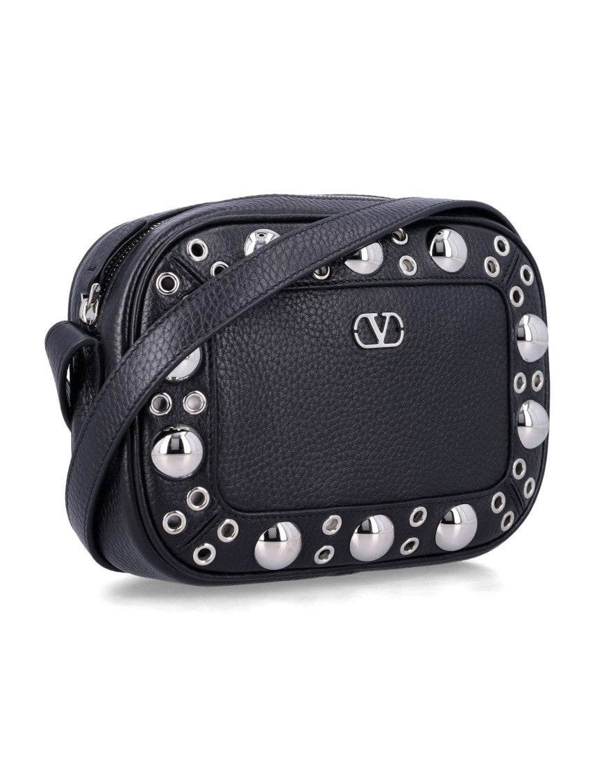Valentino Garavani Nellcôte Grainy Calfskin Crossbody Bag