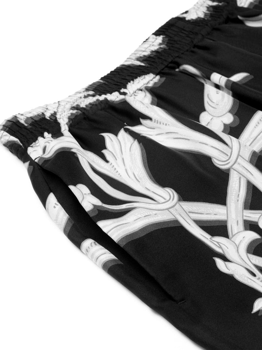 Versace Knee-Length Silk Shorts