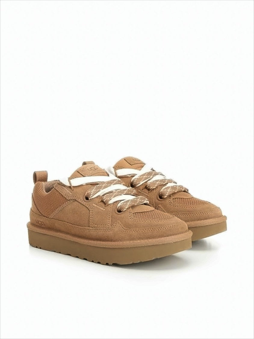 Ugg Suede And Mesh Low-Top Sneakers