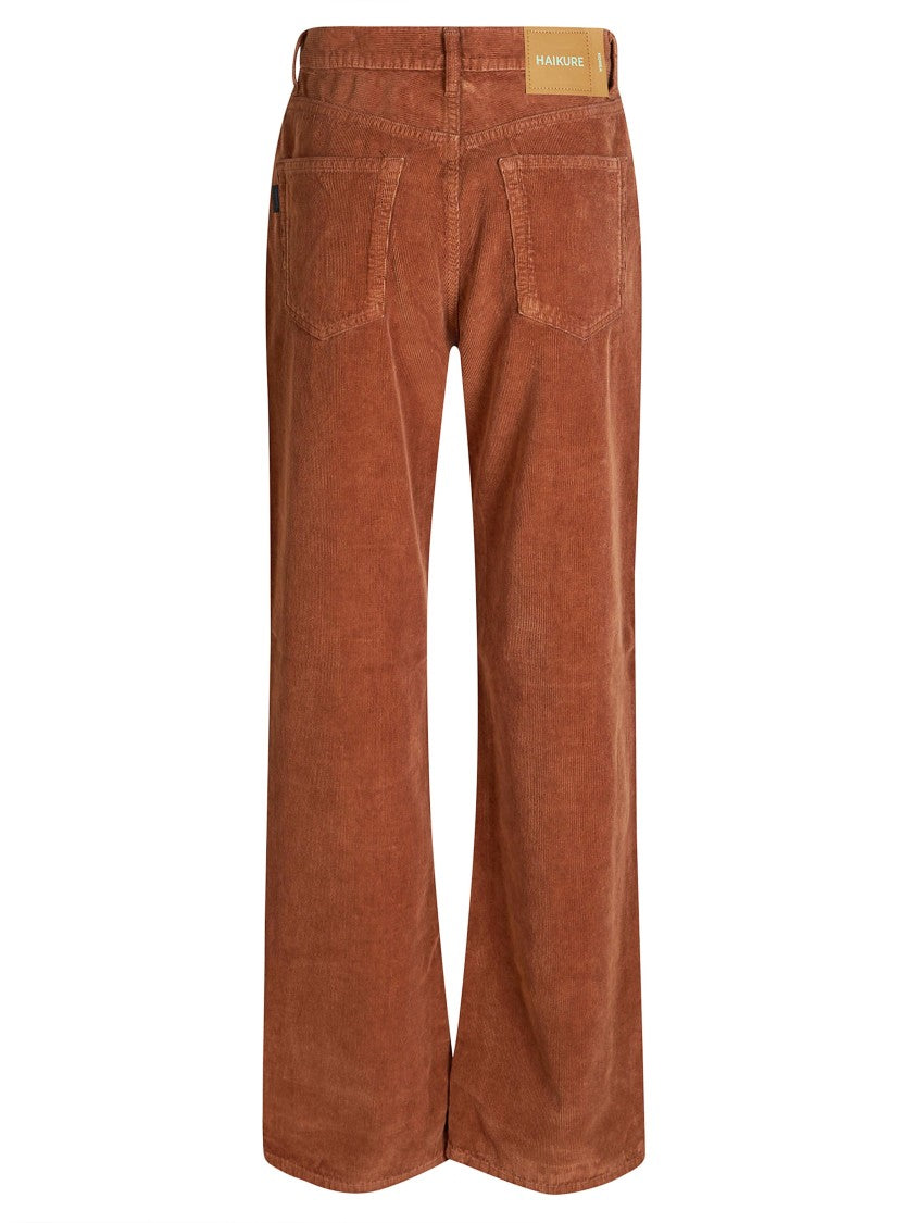 Haikure Korea Velvet Pier Corduroy Wide-Leg Pants
